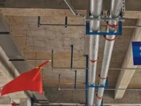 铁东管廊支架的安装方法